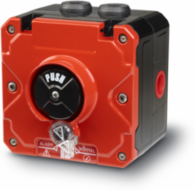 Call Point, North America General Signaling, Push Button, 1/2NPT, Red, Single Screw Terminal, No Lift Flap, ATEX/IECEx,. CE/UKCA, UL/cUL