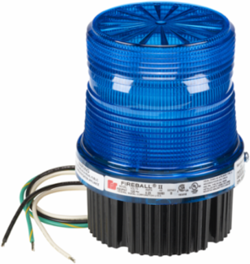 Fireball Strobe Light, UL and cUL, 12-24VDC, Blue