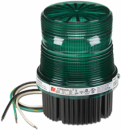 Fireball Strobe Light, UL and cUL, 12-24VDC, Green