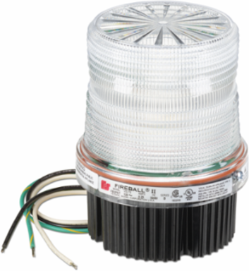 Fireball Strobe Light, UL and cUL, 120VAC, Clear