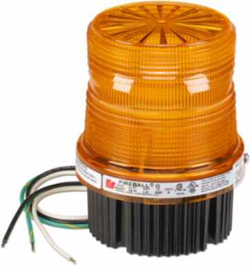 Fireball Strobe Light, UL and cUL, 240VAC, Amber