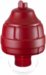 Strobe Light, Explosion-Proof, Supervised, Limited In-Rush, UL and cUL CID1, 24VDC, Red Housing, Red