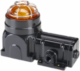 Global Series LED Light, Hazardous Location, UL and cUL CID2, Zone Listed, 120-240VAC, Ex de Surface Mount, Amber