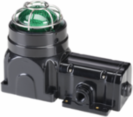 Global Series LED Light, Hazardous Location, UL and cUL CID2, Zone Listed, 120-240VAC, Ex de Surface Mount, Green