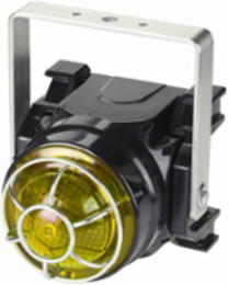 Global Series LED Light, Hazardous Location, UL and cUL CID2, Zone Listed, 120-240VAC, Ex d U-Bracket Mount, Yellow