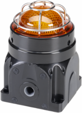 Global Series LED Light, Hazardous Location, UL and cUL CID2, Zone Listed, 24VDC, Ex d Surface Mount, Amber