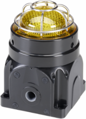 Global Series LED Light, Hazardous Location, UL and cUL CID2, Zone Listed, 24VDC, Ex d Surface Mount, Yellow