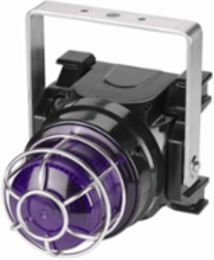 Global Series LED Light, Hazardous Location, UL and cUL CID2, Zone Listed, 24VDC, Ex d U-Bracket Mount, High-Profile Lens, Magenta