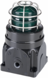 Global Series Strobe Light, Hazardous Location, UL and cUL CID2, Zone Listed, 24VDC, Ex d Surface Mount, 15J, Green