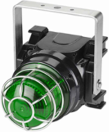 Global Series Strobe Light, Hazardous Location, UL and cUL CID2, Zone Listed, 24VDC, Ex d U-Bracket Mount, 21J, Green