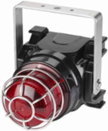 Global Series Strobe Light, Hazardous Location, UL and cUL CID2, Zone Listed, 24VDC, Ex d U-Bracket Mount, 15J, Red