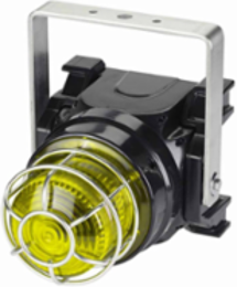 Global Series Strobe Light, Hazardous Location, UL and cUL CID2, Zone Listed, 24VDC, Ex d U-Bracket Mount, 21J, Yellow