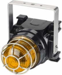 Global Series Strobe Light, Hazardous Location, UL and cUL CID2, Zone Listed, 120VAC, Ex d U-Bracket Mount, 15J, Amber