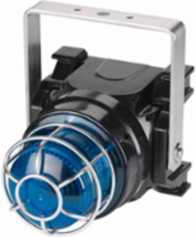 Global Series Strobe Light, Hazardous Location, UL and cUL CID2, Zone Listed, 120VAC, Ex d U-Bracket Mount, 21J, Blue