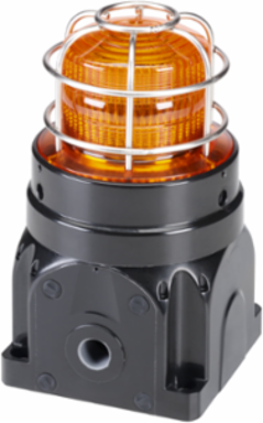 Global Series Strobe Light, Hazardous Location, UL and cUL CID2, Zone Listed, 220-240VAC, Ex d Surface Mount, 21J, Amber
