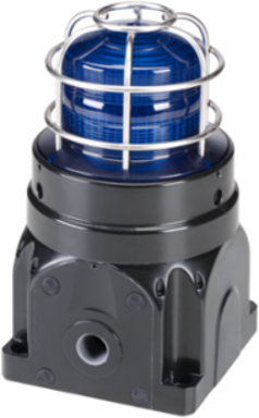 Global Series Strobe Light, Hazardous Location, UL and cUL CID2, Zone Listed, 220-240VAC, Ex d Surface Mount, 21J, Blue