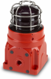 Global Series Strobe Light, Hazardous Location, UL and cUL CID2, Zone Listed, 220-240VAC, Ex d Surface Mount, 21J, Magenta, Red enclosure
