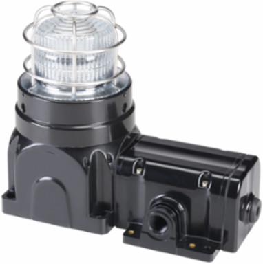 Global Series Strobe Light, Hazardous Location, UL and cUL CID2, Zone Listed, 220-240VAC, Ex de Surface Mount, 15J, Clear