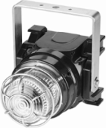 Global Series Strobe Light, Hazardous Location, UL and cUL CID2, Zone Listed, 220-240VAC, Ex d U-Bracket Mount, 21J, Clear