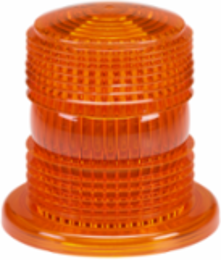Dome And Screw Assembly, Amber, LP3