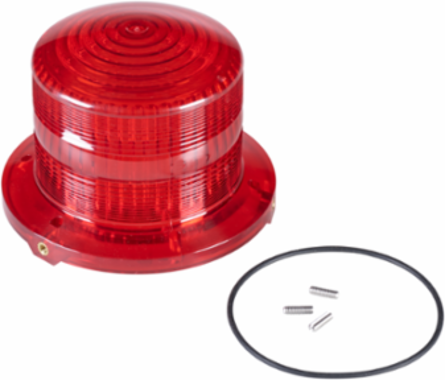Global Series, Strobe, Lens, Red