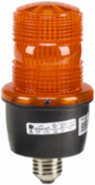 StreamLine Strobe Light, Low Profile, UL and cUL, 120VAC, Edison Mount, Amber
