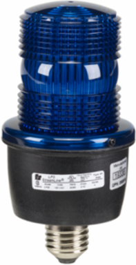StreamLine Strobe Light, Low Profile, UL and cUL, 120VAC, Edison Mount, Blue