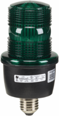 StreamLine Strobe Light, Low Profile, UL and cUL, 120VAC, Edison Mount, Green
