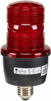 StreamLine Strobe Light, Low Profile, UL and cUL, 120VAC, Edison Mount, Red