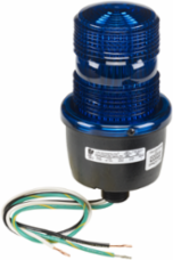 StreamLine LED Light, Low Profile, UL and cUL, 24VDC, Male Pipe Mount, Blue