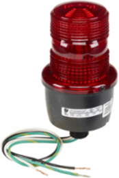 StreamLine LED Light, Low Profile, UL and cUL, 24VDC, Male Pipe Mount, Red