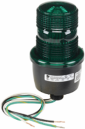 StreamLine LED Light, Low Profile, UL and cUL, 120VAC, Male Pipe Mount, Green