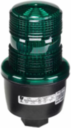 STREAMLINE STROBE LIGHT, LOW PROFILE, UL AND CUL, 12-48VDC, NPT PIPE MOUNT, GREEN