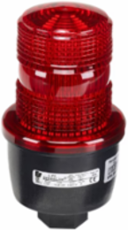 STREAMLINE STROBE LIGHT, LOW PROFILE, UL AND CUL, 120VAC, NPT PIPE MOUNT, RED