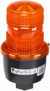 STREAMLINE STROBE LIGHT, LOW PROFILE, UL AND CUL, 240VAC, NPT PIPE MOUNT, AMBER