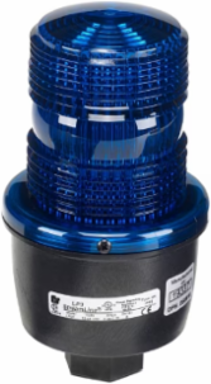 STREAMLINE STROBE LIGHT, LOW PROFILE, UL AND CUL, 240VAC, NPT PIPE MOUNT, BLUE