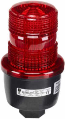 STREAMLINE STROBE LIGHT, LOW PROFILE, UL AND CUL, 240VAC, NPT PIPE MOUNT, RED