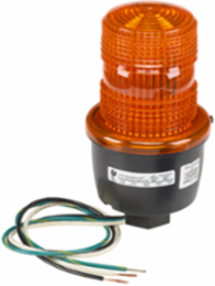 StreamLine LED Light, Low Profile, UL and cUL, 120VAC, NPT Pipe Mount, Amber