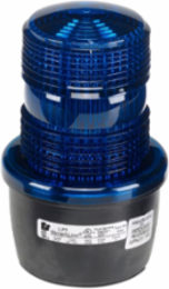 STREAMLINE STROBE LIGHT, LOW PROFILE, UL AND CUL, 120VAC, SURFACE MOUNT, BLUE