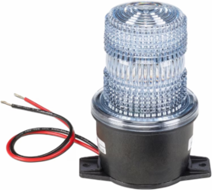 StreamLine Strobe Light, Low Profile, UL and cUL, 240VAC, T-Mount, Clear