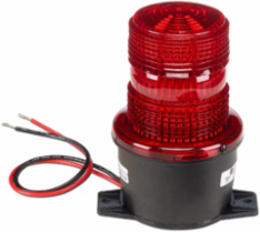 StreamLine Strobe Light, Low Profile, UL and cUL, 240VAC, T-Mount, Red