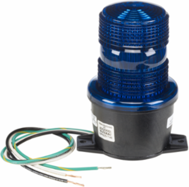 StreamLine LED Light, Low Profile, UL and cUL, 120VAC, T-Mount, Blue