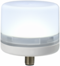 Streamline LP57 Mini Beacon Series, M12 Quick Connect, 24VDC, Steady Burn, Clear