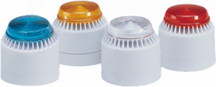 StreamLine Sounder Strobe Light, Audible Visual, CE Compliant, 18-30VDC, Blue
