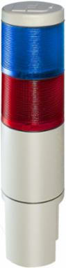 MicroStat Incandescent Status Indicator, 2-High, UL and cUL, 24VDC/AC, Blue, Red