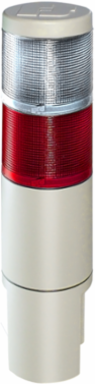 MicroStat Incandescent Status Indicator, 2-High, UL and cUL, 24VDC/AC, Clear, Red