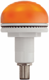 AV Combo, 22mm, 12-24VAC/DC, M12 Quick Connect, Amber