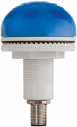 AV Combo, 22mm, 12-24VAC/DC, M12 Quick Connect, Blue