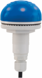 AV Combo, 22mm, 12-24VAC/DC, M12 Cable, Blue