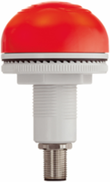 AV Combo, 22mm, 12-24VAC/DC, M12 Quick Connect, Red